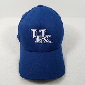 University of Kentucky Flex Fit‎ Hat Wildcats Baseball Fitted Stretch Blue UK